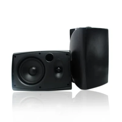 Imagen de Herdio altavoces Bluetooth de 6.5 pulgadas para interiores y exteriores, impermeables, con cable, 400 vatios graves potentes, montaje en pared 2 vías, durabilidad todo tipo