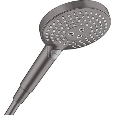 Imagen de Hansgrohe 26530340 Ducha de Mano, Cromo Negro Cepillado, 3 tipos chorro