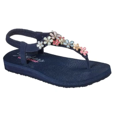 Imagen de Skechers Meditation Sandalias de dedo, Mujer, Talla: 41, Navy mitobuck/ rhinestone trim Zapatos