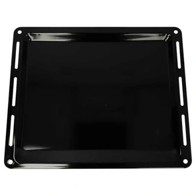 Imagen de vhbw Bandeja reemplaza Whirlpool 481010640958, 481010657929 para horno 44,5 x 37,5 2,5 cm, antiadherente, esmaltado, negro