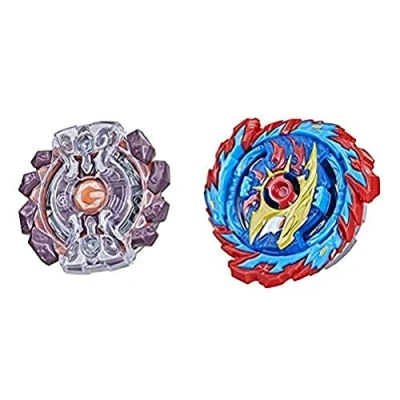 Imagen de Hasbro Beyblade Bey SPS Peonzas, Mirage Helios H6 y Gaianon G6