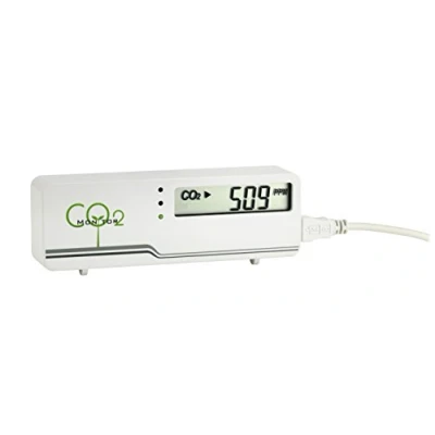 Imagen de TFA Dostmann monitor de CO2 AIRCO2NTROL MINI, 31.5006.02, LED, control CO2, calidad del aire, con cable USB, blanco