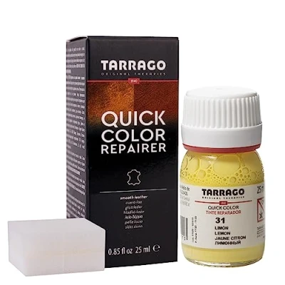 Imagen de Tarrago Quick Color 25 ml Tinte Reparador para Cuero (Limón 31)