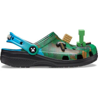 Imagen de Crocs Minecraft Unisex Zuecos para niños, Talla: 33/34, Multi Fibra sintética