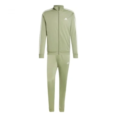 Imagen de adidas Basic 3 stripes Tricot Track Suit, Tracksuit Hombre, tent green/off white, XL Tall inch