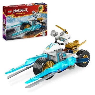 Imagen de Lego Ninjago Moto de Hielo Zane Juguete con 1 Minifigura, Juego Aventuras Ninja Vehículo, Regalo para Niños y Niñas 7 Años o Más Fans la Serie 71816