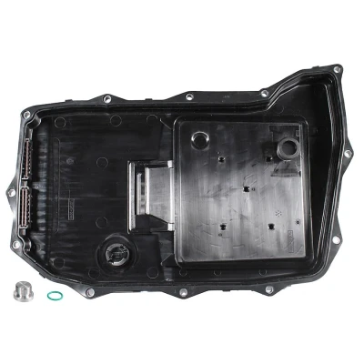 Imagen de METZGER 8020045 Cárter de aceite, caja automática con junta, filtro hidráulico integrado tapón rosca AUDI: A4 B9 Avant