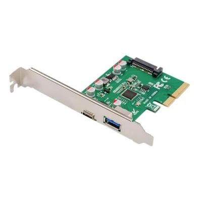 Imagen de Tarjeta PCle, USB Type C + A hasta 10 Gbps