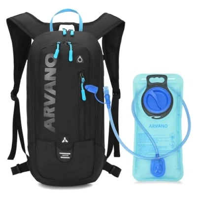 Imagen de Arvano 6L Mini Mochila Bicicleta Montaña Impermeable, Hidratación MTB con 2L Bolsa de Agua para Ciclismo Bici Running Trail Esquí Ligero Deportes