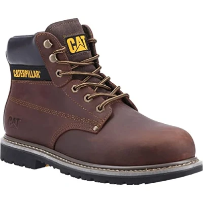 Imagen de Caterpillar Zapatos Altos de Seguridad S3 POWE,oxPOWERPLANT MARRON 45, Brown, 45 EU, marrón, EU