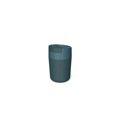 Imagen de Joseph Sipp, Polipropileno (PP) Taza para llevar café y té, Vaso con tapa, a prueba de fugas, sin BPA, 340 ml, azul oscuro