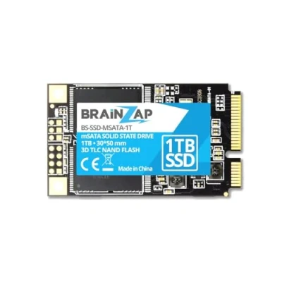Imagen de BRAINZAP 1TB 1000GB mSATA SSD SATA III 6 GBit/s Mini 550MB/s Lectura 540MB/s Escritura Unidad de estado sólido