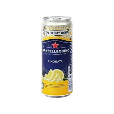 Imagen de SAN PELLEGRINO LEMON SPARKLING CAN PK24