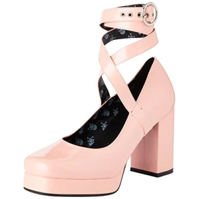 Imagen de LAMODA Listas More, Zapato Corto Mujer, Patente Rosa, 38 EU