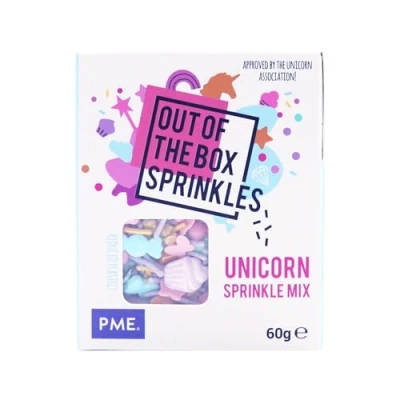 Imagen de PME Out the Box Sprinkles Multicolor, Unicorn 60g