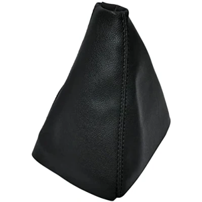 Imagen de AERZETIX C57857 Funda para palanca de cambios compatible con Volvo S60 2001 a 2009 color: negro en piel sintética