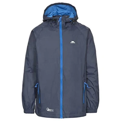 Imagen de Trespass Qikpac Chaqueta Impermeable compacta para la Lluvia, Mujer, Azul Marino, XS