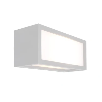 Imagen de Mantra Iluminación. Modelo UTAH. Aplique de exterior fabricado en aluminio acabado color blanco