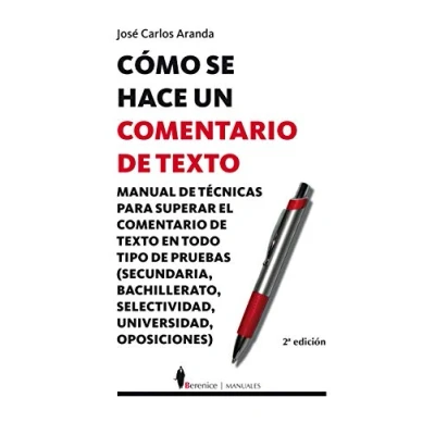 Imagen de Cómo se hace un comentario de texto (SIN COLECCION)