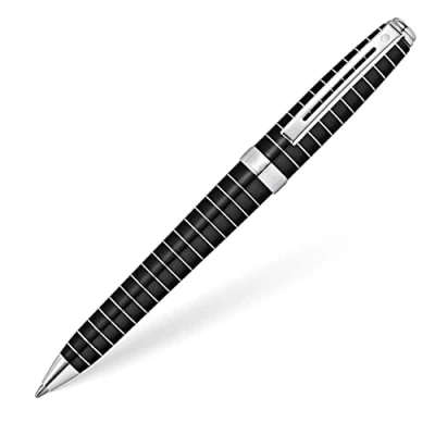 Imagen de Sheaffer Prelude Black Lacquer w/Horizontal Line Engraving Ballpoint Pen