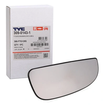 Imagen de Cristal de espejo, retrovisor exterior TYC 309 0143 1