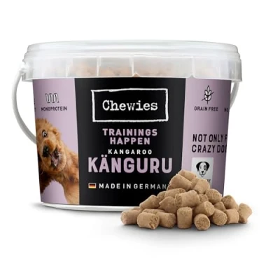 Imagen de Chewies Golosinas de Entrenamiento monoproteína para Perros, sin Cereales ni azúcar, Suaves e hipoalergénicas