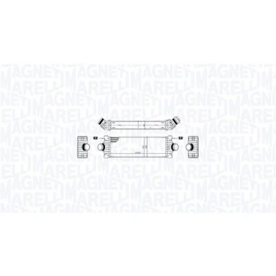 Imagen de MAGNETI MARELLI 351319206050 Intercooler FORD: Transit Custom V362 Furgón, Mk6 V363 Bus
