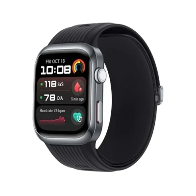 Imagen de HUAWEI Watch D2, Pantalla AMOLED de 1,82, Monitorización en Tiempo Real la Presión Arterial, ECG, Exhaustiva del Sueño, SpO2, Asistencia Sanitaria Familiar, Llamadas, Negro