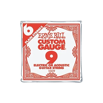 Imagen de Ernie Ball níquel Plain cuerdas de guitarra sola (.009 6 Pack