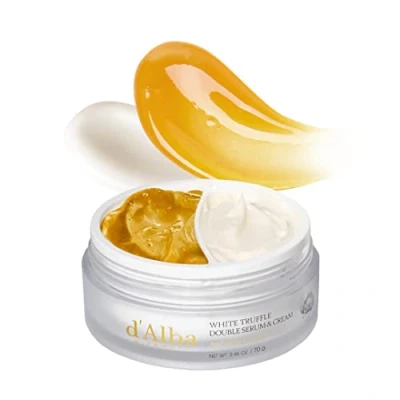Imagen de d&#039;alba crema y suero doble de trufa blanca italiana, 2 en 1 personalizable, elasticidad cuidado nutritivo, vegana para todo tipo piel, skincare coreano (70 g)