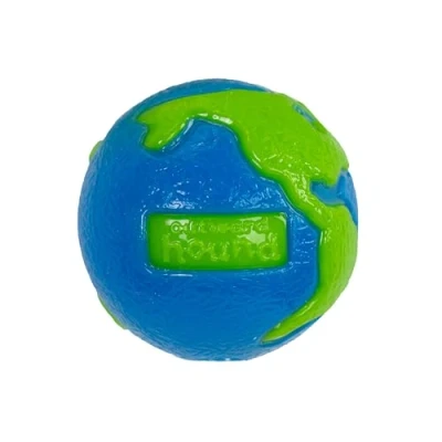 Imagen de Planet Dog Orbee Tuff Pelota con dispensador de recompensas para Perros Azul/Verde Pequeña