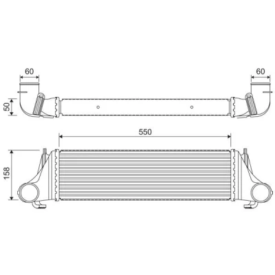 Imagen de VALEO 818400 Intercooler Aluminio sin sensor BMW: X5