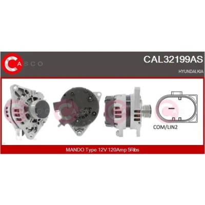 Imagen de CASCO CAL15218AS Alternador 12V 110A RENAULT: CLIO 2, Kangoo I, I Express