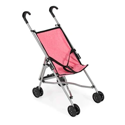 Imagen de Cochecito de muñecas Funny, Mini bebé, Rosa Melange
