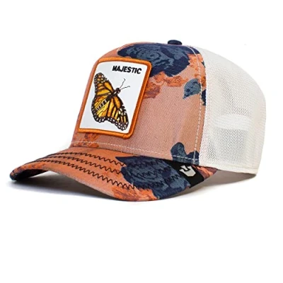 Imagen de Goorin Bros. Gorra unisex para mujer The Farm Kaleidoscope Collection ajustable, Naranja (Monarquía de Rosas), Talla única,101 1055 ORA O/S