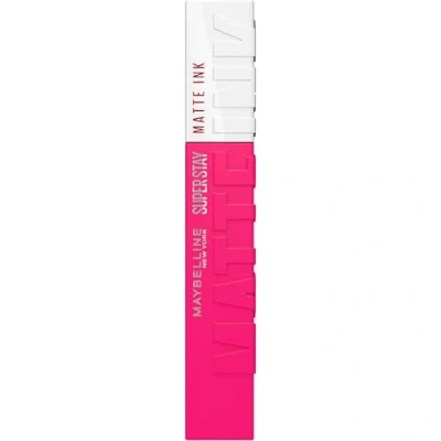 Imagen de Maybelline New York, SuperStay Matte Ink, Pintalabios Mate de Larga Duración, Tono 30 Romantic, Fucsia