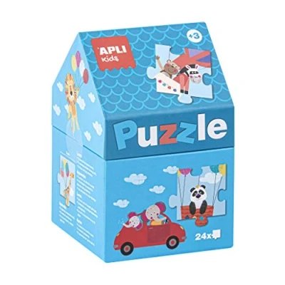 Imagen de APLI Kids Puzle Casita Safari 24 piezas (16821)