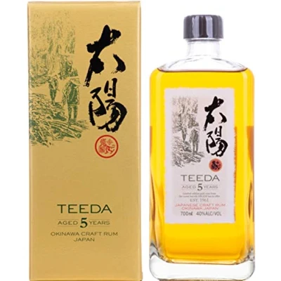 Imagen de Teeda 5 Years Old Japanese Craft Rum 40% Vol. 0,7l in Giftbox