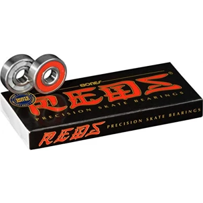 Imagen de Bones Bearings Red Rodamiento de Skateboard, Color incoloro, Talla 2 x 0.5