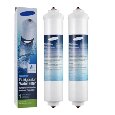 Imagen de Filtro De Agua For Refrigerador, Compatible Con Samsung, DA29 10105J WSF 100 Aqua Pure Plus, LG, 5231JA2010B GE GXRTQR, 10105J, Repuestos Filtros Agua(2pcs)