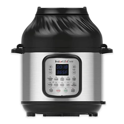 Imagen de Instant Pot DUO CRISP + Air Fryer 8L Multicooker. 11 funciones en 1: olla a presión, sartén, vaporera, lenta, metal
