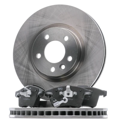 Imagen de MAPCO 47777 Kit de discos y pastillas freno Eje delantero ventilado Chapa antichirridos con contacto avisador desgaste norauto, oscaro, mister