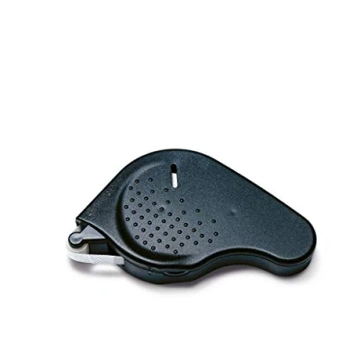 Imagen de HERMA dispensador de adhesivos, removible (15 m x 9 mm, recargable), cola autoadhesiva con puntos adhesivos doble cara para fotos, manualidades, escuela y oficina, negro