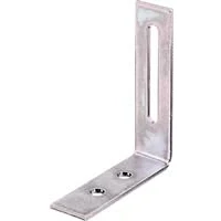 Imagen de Alberts 847623 Escuadra regulable, con agujero oblongo, Galvanizado, pasivado capa gruesa, 65 x 80 20 mm, Juego de 25