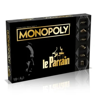 Imagen de Winning Moves Monopoly Le Padrino en francés Juego de Mesa 18+ para 2 a 6 Jugadores Juegos Familia