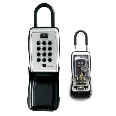 Imagen de Master Lock Caja fuerte para Llaves [Seguridad reforzada] [Con arco] [Pulsador] 5422EURD de seguridad