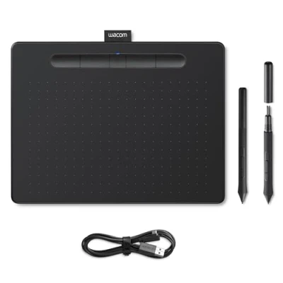 Imagen de Tableta gráfica Wacom CTL 6100WLK S Intuos Medium, Bluetooth, Negro