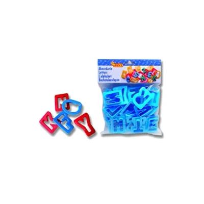 Imagen de Moldes plastilina abecedario MAYUSCULAS blíster 26uds JOVI