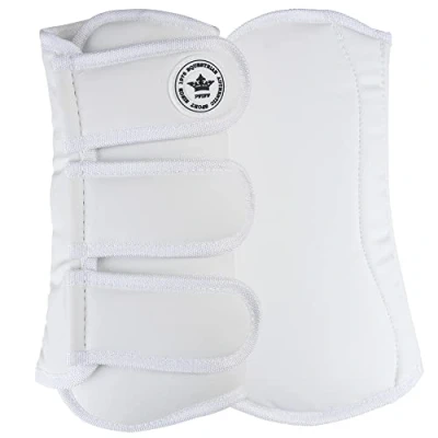 Imagen de PFIFF 1101778 Galena Polainas de plástico sólido con Forro Interior Suave, Pata Delantera Blanca COB