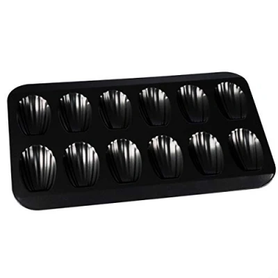Imagen de Madeleine Molde Antiadherente Para Hornear Con Forma de Concha (Negro)